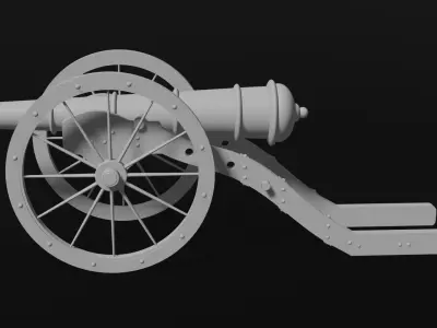 Ancient Artillery 3D model