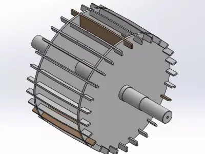 Drum for a Bucket Elevator 3D model
