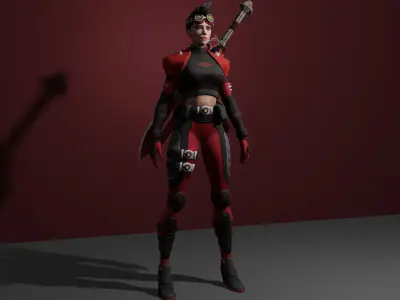 Rikka  3D model
