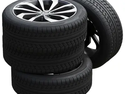 Volkswagen wheels 3D model by zifir3d from CGTrader