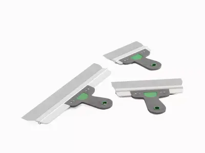 Spatula For Putty 03 Low-poly 3D model