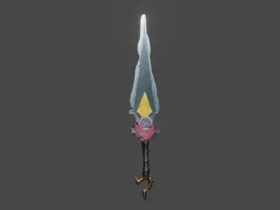 Zeloeman Sword A 70 Low-poly 3D model