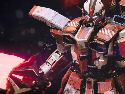 Gundam Model pack 3D model