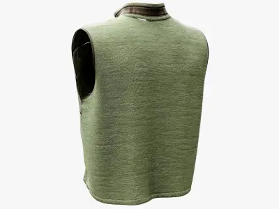 Military Light Vest Low-poly 3D model