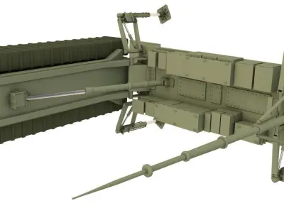 Air Defense Missile System 3D model