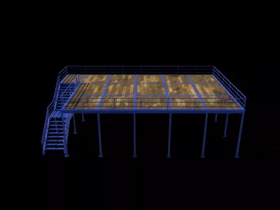 mezzanine floor system 3D model