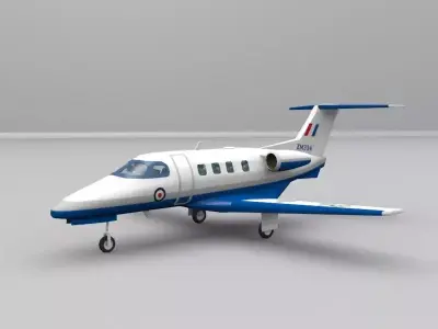 embraer phenom 100 Low-poly 3D model