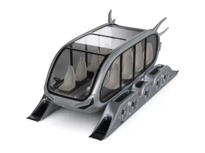 Amphibious Bus 3D model