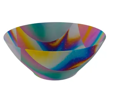 Bowl in diffrent Color 3D model