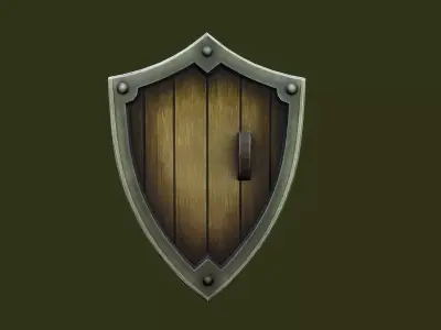Shield - Game Ready Weapon Low-poly 3D model