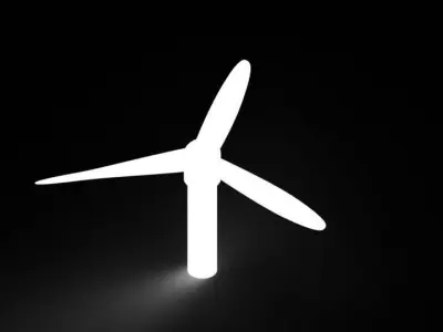 Propeller wind turbine Free 3D model