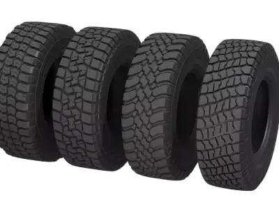 Generic off-road Tire pack  3D model