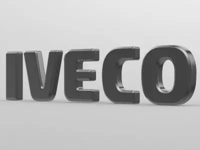 iveco logo 3D model