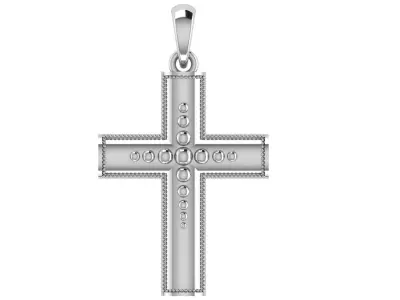 CROSS PENDANT CR171 3D print model