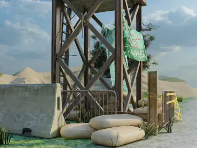Project IGI Watch Tower 3D model