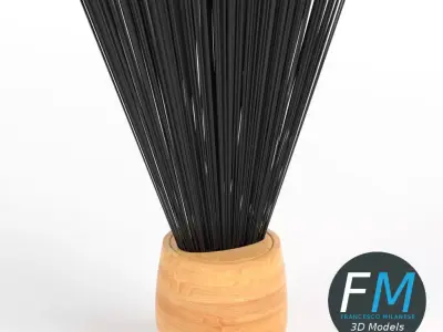 Barber brush 1 3D model