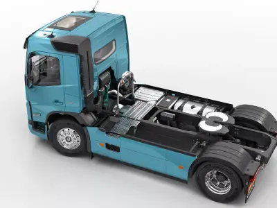 VOLVO FM 2020 Day Cab 4X2 3D model