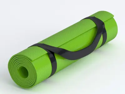 Yoga Mat Green 3D model