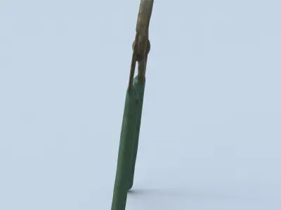 Wrench Low Poly old pliers Low-poly 3D model