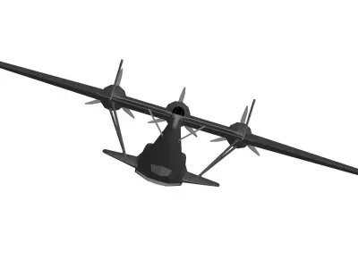 Dornier Do 24 3D model purchase