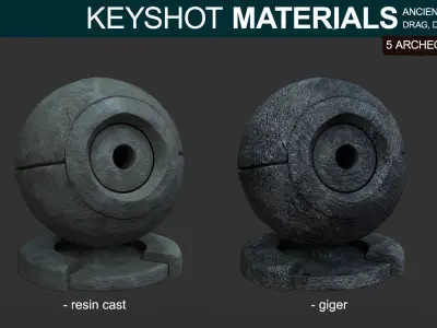 Archeology materials - For Keyshot Texture