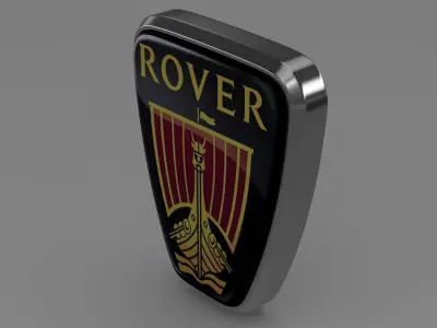 rover logo 3D model by Sergey