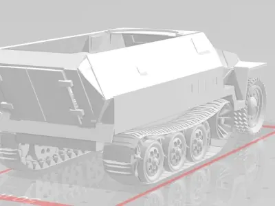 SdKfz 251 3D print model