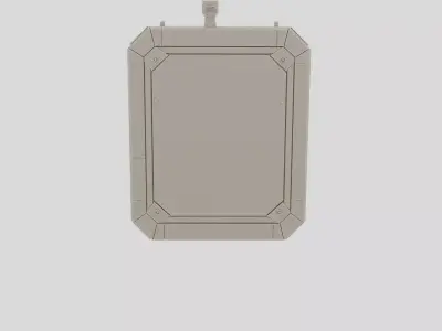 Industrial Machine Protective Guard Panel for 3D print 3D model
