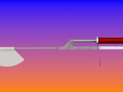 Pneumatic giotin  Free 3D model