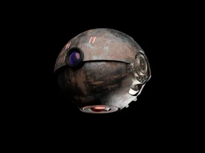 Sci fi drone Free 3D model purchase