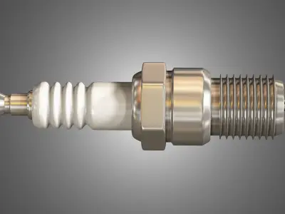 Spark Plug 3D model by markos3d
