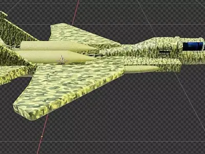 WAR JET-ELICOPTER MILLITARY 3D model