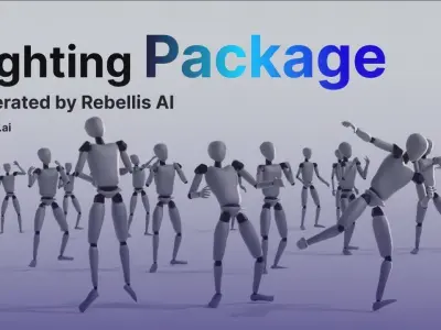 RebellisFightPack Low-poly 3D model