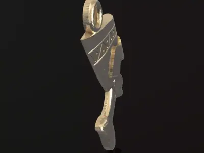 Pendant Nefertiti 027 3D print model