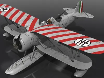 RO43 on board POLA Low-poly 3D model