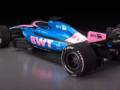 2026 BWT Alpine F1 plus Photoshop files 3D model