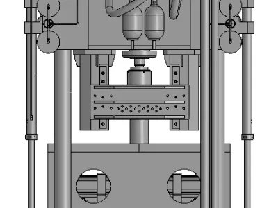 Servohydraulic Load Frames 1500kN 3D model