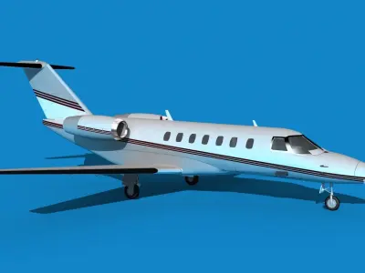 Cessna C528 Citation CJ3 V03 3D model