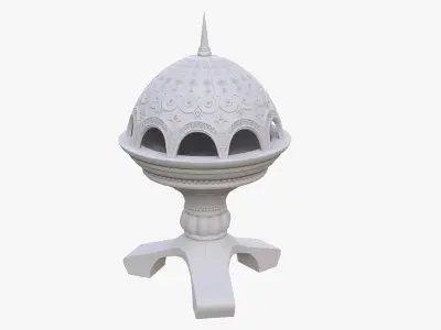 Al Riyam Incense Burner 3D model