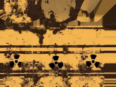 Old barrels Low-poly 3D model