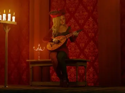 Priscilla Lute Free 3D model