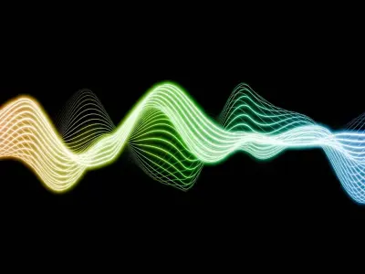 Audio Visualizer Animation 3D model