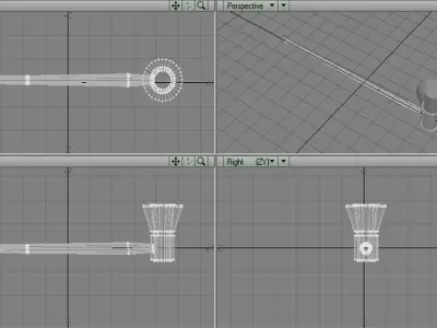 Smoking Pipe - Oval 3D model