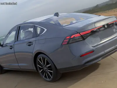 Gray Honda Accord 2025 3D model