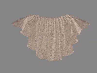 Dress collars scarves and necklaces decorated 3d models 3D model