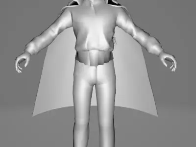 STAR WARS Lando Calrissian - Low Poly Game Battlefield FBX MODEL Low-poly 3D model
