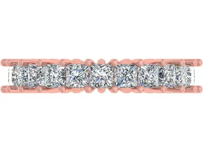 Princess Stone Eternity Band 3D print model