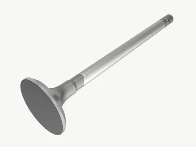 Internal combustion engine valve 3D model