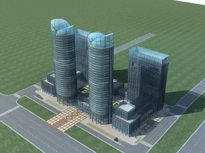 Office Building 3D model 181