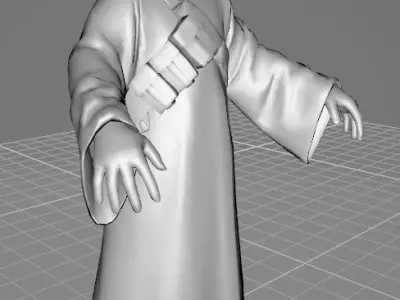 STAR WARS Jawa - Low Poly Game - Battlefield - FBX MODEL Low-poly 3D model